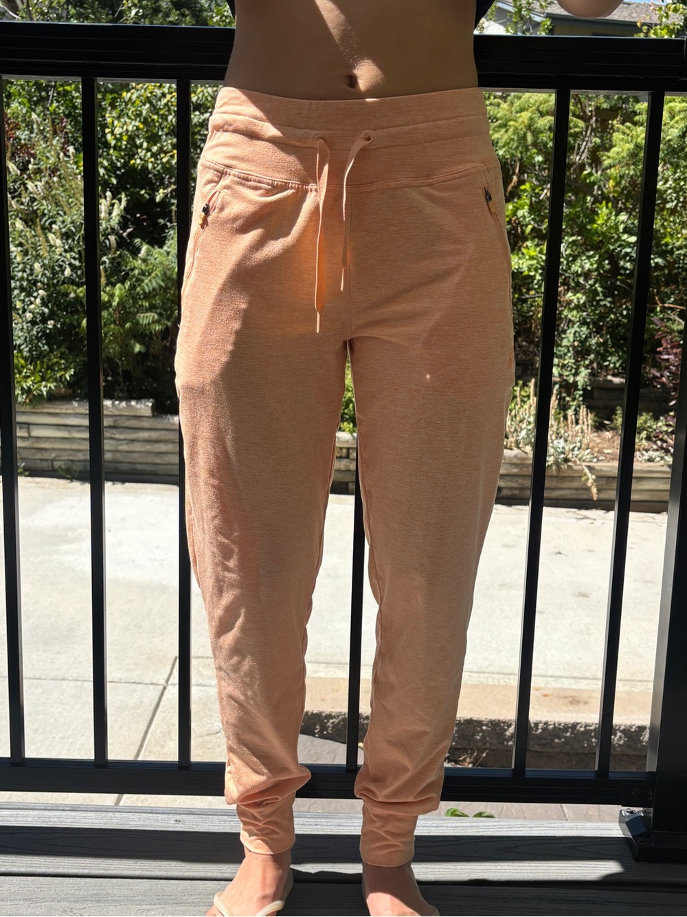 Asics Women's Peach Drawstring Jogger Pants